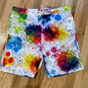 Fresh Prince of Bel Air The Drill Clothing Men's Multicolor Print Shorts XL